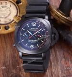 Newest 2017 Luminor Flyback Rubber Watch Panerai America's Cup